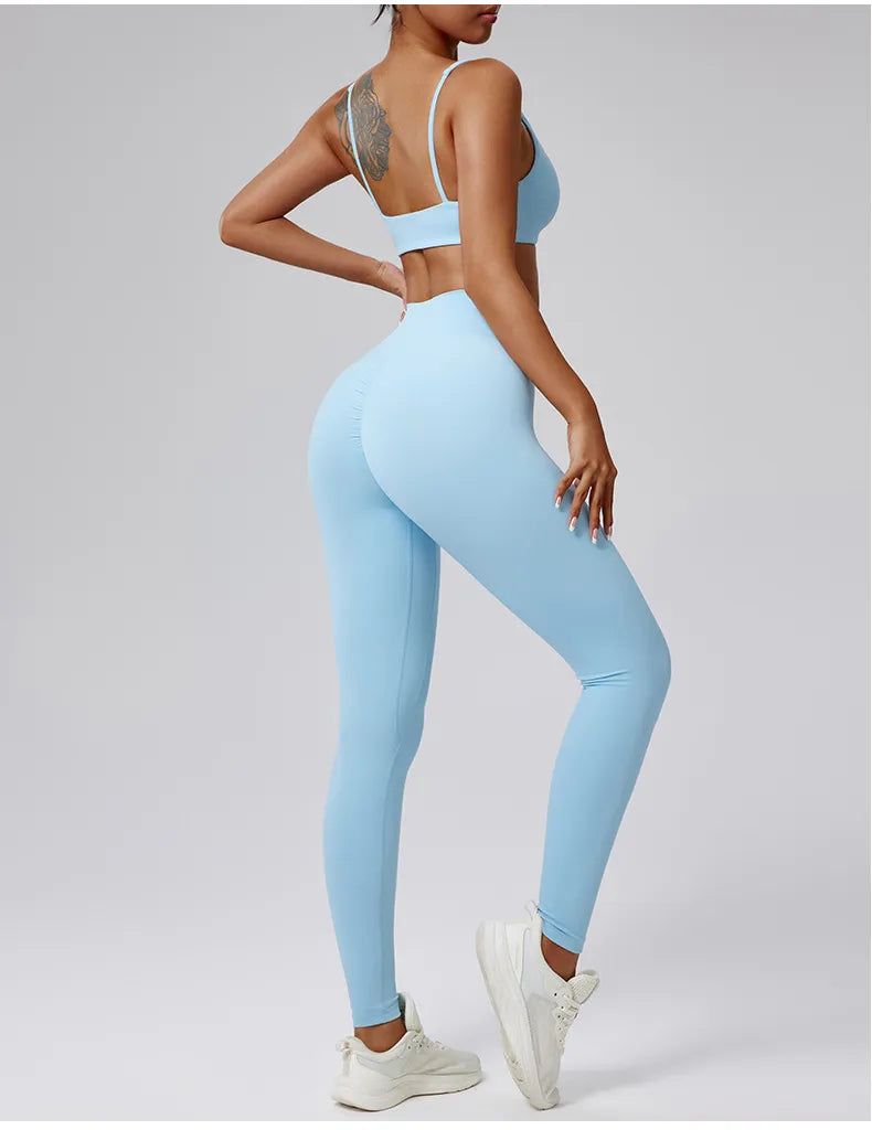 SculptMe High Waist Two Piece Leggings Set