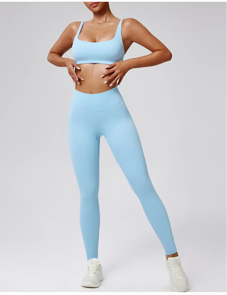 SculptMe High Waist Two Piece Leggings Set