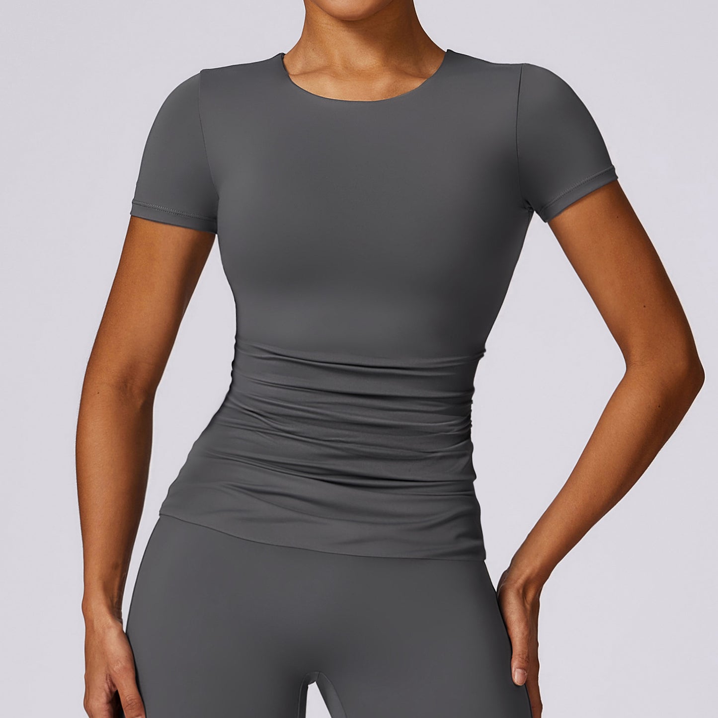 SculptFit Tee - Breathable Tight Fit Short Sleeve