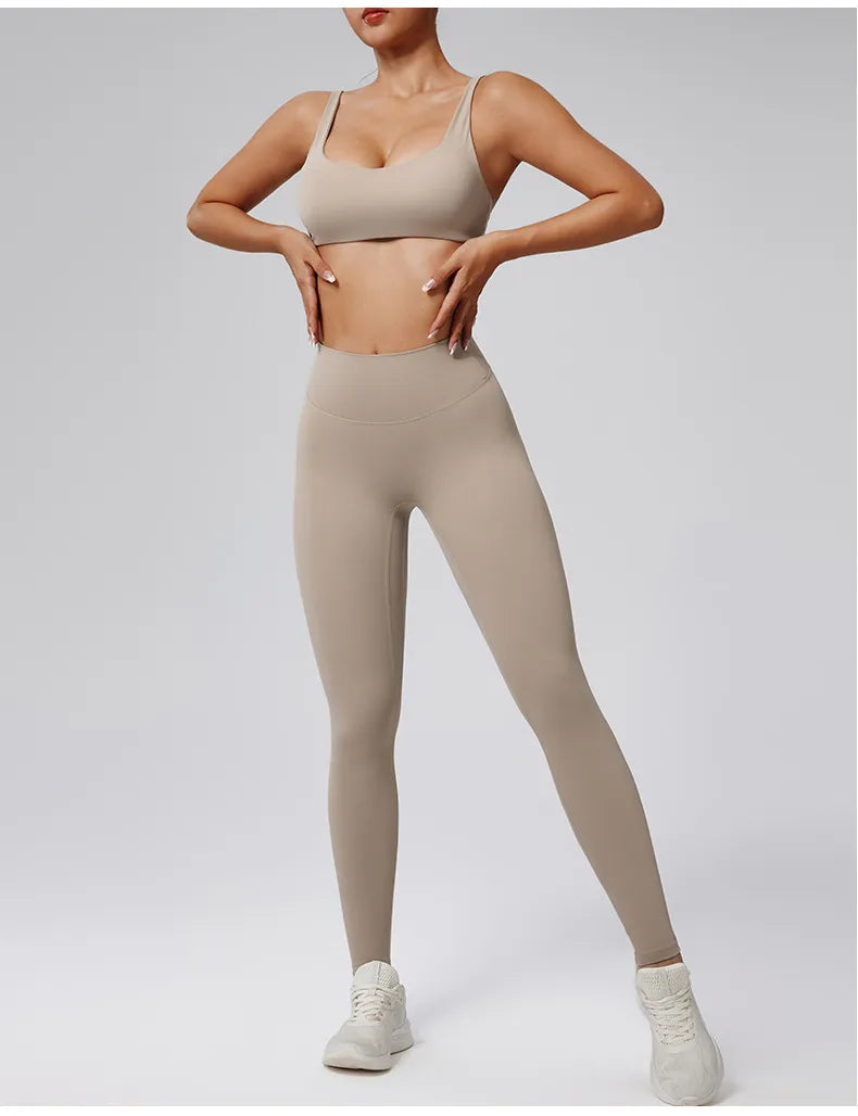 SculptMe High Waist Two Piece Leggings Set