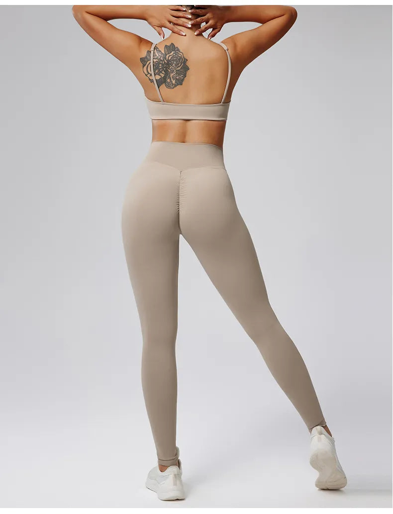 SculptMe High Waist Two Piece Leggings Set