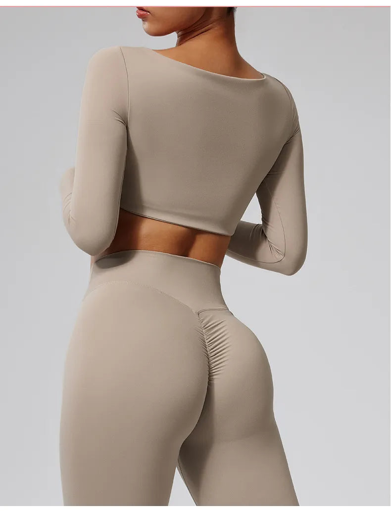 SculptMe Long Sleeve Two-Piece Leggings Set