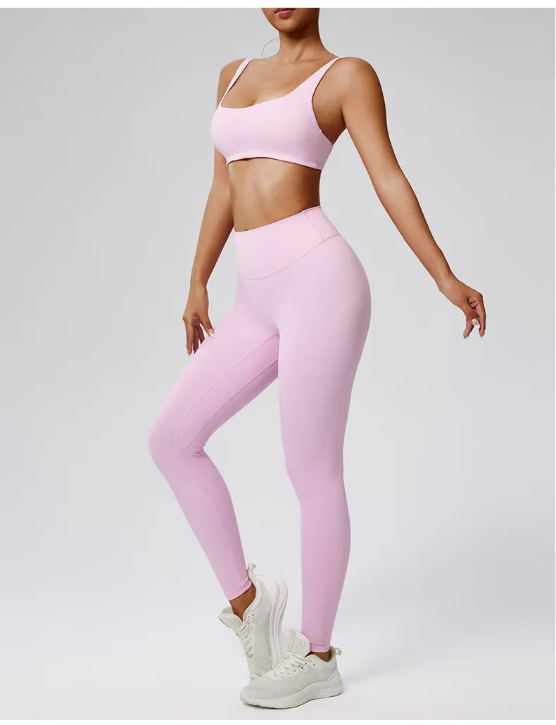 SculptMe High Waist Two Piece Leggings Set