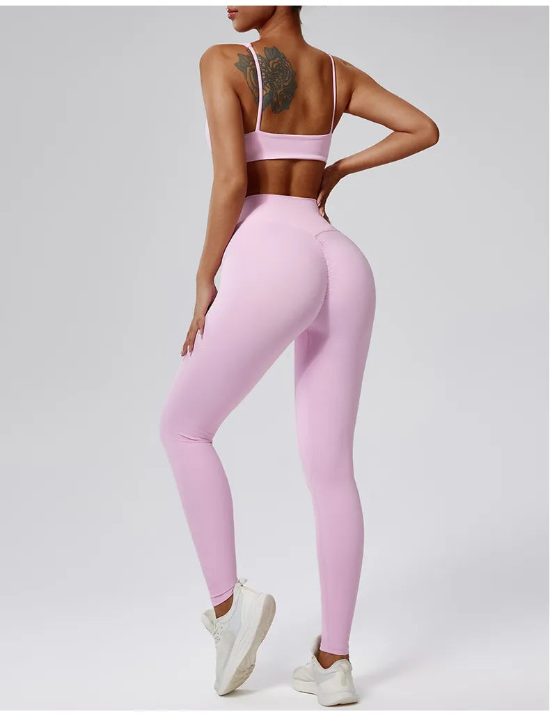 SculptMe High Waist Two Piece Leggings Set